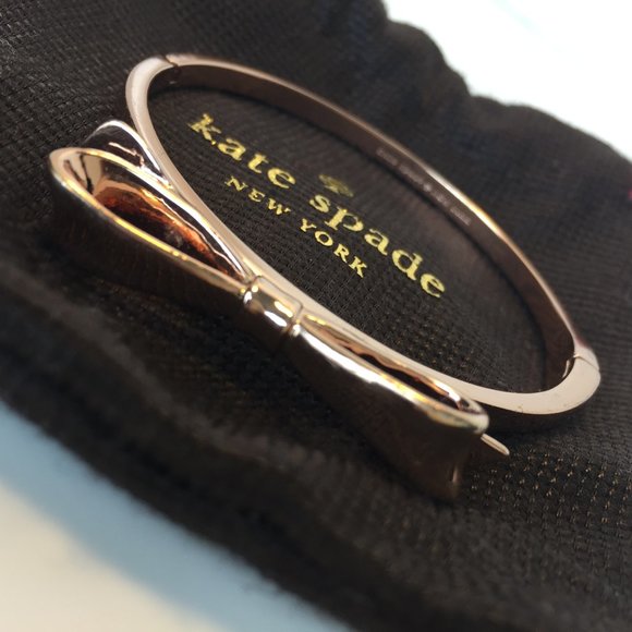 KATE SPADE Rose Gold 'Love Notes' Bangle Bracelet - Picture 1 of 8
